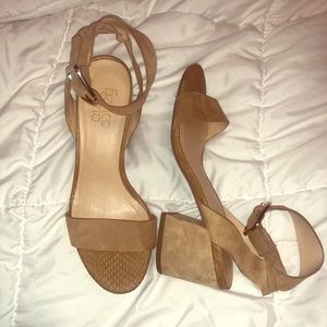 Suede heels